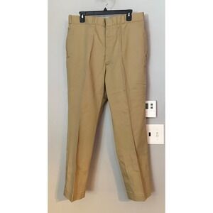 US Army Uniform Trousers Khaki Vintage Cotton Polyester Men 36x30 Twill‎ Pants
